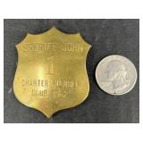 Sheriff John 1 Charter Member Badge 1962
