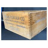 Atlas Powder Co. High Explosives Wooden Crate