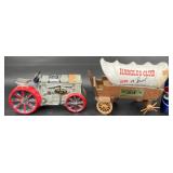 2 Liquor Decanters ï¿½ Ezra Brooks & Beam Wagon