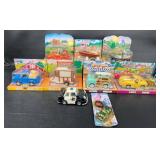 9 Assorted Chevron Model Toy Cars