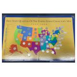 4 Complete US Quarter Collector Maps 1999-2008