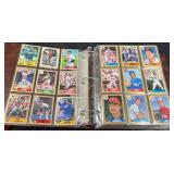 44 Pages Assorted 1987 Baseball Cards in Binder