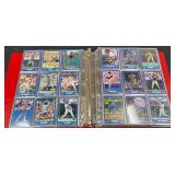 41 Pages of Assorted Baseball Cards in Binder ï¿½87