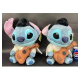 2 Kidrobot Disney Stitch Plush Dolls