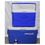 2 Coleman Poly Coolers, 28 & 48 Quart