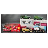 5 Die Cast Model Cars w Boxes - Liberty +