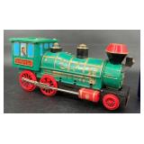Marx Tin Whistling Locomotive Toy Train w Box