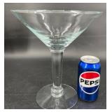 Large Crisa Martini Glass Display Piece w Box
