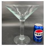 Large Crisa Martini Glass Display Piece w Box