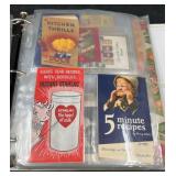 Binder w 15 Pages of Vintage Ephemera