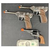 3 Toy Cap Guns ï¿½ Gonher Spain, Italy