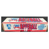 Sealed 1990 Fleer Baseball Cards, Logo Stickers