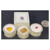Ametrine, Citrine, Rutile Quartz & Andesine Gems