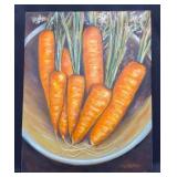 Original Carrots Painting by Blue Bond