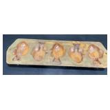 Lodge Cast Iron Fish Mold 5PP2 Tray w 5 Cavities