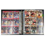 Hockey Card Binder w 64 Mostly Full Pages