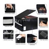 New Fireproof Document Organizer File Box