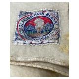 Vintage Pendleton Glacier Park Blanket 74x52