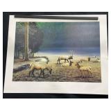 Family Reunion Elk LE Art Print by Dave Samuelson