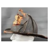 Vintage Leather Firemanï¿½s Helmet #1