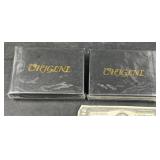 2 Sealed Chigini Pop-Up Wallets Coffee