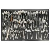 Lot Assorted Flatware � Stainless, Wm. Rogers + Lot Assorted Flatware � Stainless, Wm. Rogers +