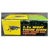 3.5x Night Vision Scope w Super Ear Amplifier 3.5x Night Vision Scope w Super Ear Amplifier