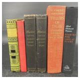 6 Antq & Vntg Fiction Books � Alfred Hitchcock + 6 Antq & Vntg Fiction Books � Alfred Hitchcock +