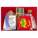 36 Gal Tub of Assorted Board & Party Games 36 Gal Tub of Assorted Board & Party Games