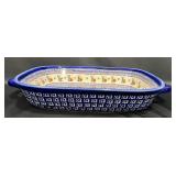 Polish Potter Handmade Ceramic Lasagna Dish Polish Potter Handmade Ceramic Lasagna Dish