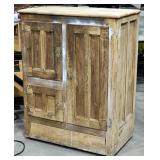 Antique Oak 3 Dr Ice Chest Project