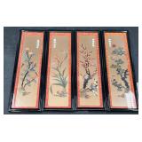 4 Seasons Precious Stones Inlaid Taiwan Wall Art