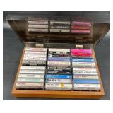 30 Vntg Music Cassette Tapes in Box ï¿½ Paula
