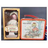 Holly Hobbie Lunchbox & Heather Mini Rag Doll Holly Hobbie Lunchbox & Heather Mini Rag Doll