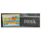 Vntg 1920s Touring Card Game & Vntg India Game Set Vntg 1920s Touring Card Game & Vntg India Game Set
