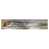 Large Vntg 54" Disston Crosscut Handsaw Large Vntg 54" Disston Crosscut Handsaw
