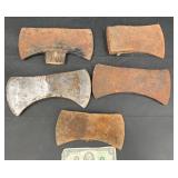 5 Rusted Axe Heads � Double-Bit & Single-Bit 5 Rusted Axe Heads � Double-Bit & Single-Bit