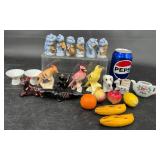 Vintage Figurines ï¿½ Birds, Elephants, Fruit +