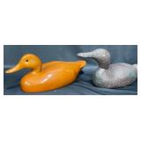 2 Wooden Display Duck Decoys � Jim Keefer + 2 Wooden Display Duck Decoys � Jim Keefer +