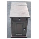 Compact Wooden Cabinet w Power Strip