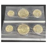 2 U.S. 1976 US Bicentennial Silver Coin Sets