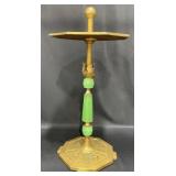 Vntg Art Deco Jadeite Smoking Stand Side Table Vntg Art Deco Jadeite Smoking Stand Side Table