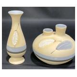 Nat. American Blue Feather Wedding Vase, Bud Vase Nat. American Blue Feather Wedding Vase, Bud Vase