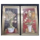 2 Framed Orchid Art Prints by�Janet Brignola-Vara 2 Framed Orchid Art Prints by�Janet Brignola-Vara