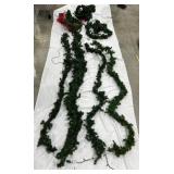 32 Gal Trash Can w 7 Pcs 8ft Garlands w Lights 32 Gal Trash Can w 7 Pcs 8ft Garlands w Lights