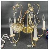 Chandelier w Crystals & Lights, Works