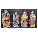 4 Vntg Chinese Porcelain Figurines Vibrant Colors 4 Vntg Chinese Porcelain Figurines Vibrant Colors