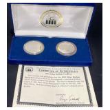 2001 U.S. Silver Buffalo Proof Set w COA ï¿½ 1oz &