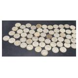 58 Canadian Silver Dimes Mixed Dates