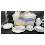 St. Regis Fine China Sea Mist Dishes, Serving Pcs St. Regis Fine China Sea Mist Dishes, Serving Pcs